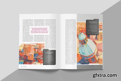 CreativeMarket - Create Magazine Template 4111689