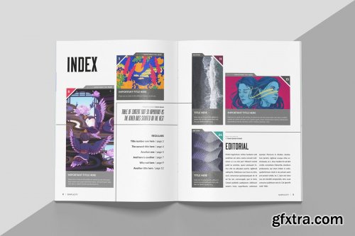 CreativeMarket - Create Magazine Template 4111689