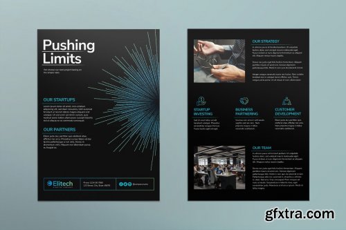 CreativeMarket - Tech Startup Print Pack 4111616