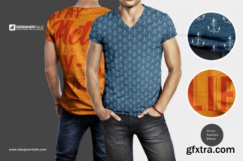 CreativeMarket - Muscular Men T Shirt Mockup Template 4108691