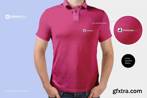 CreativeMarket - Polo T Shirt Mockup 4106990