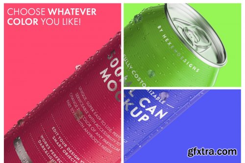 CreativeMarket - 500ML CAN MOCKUP 4061188