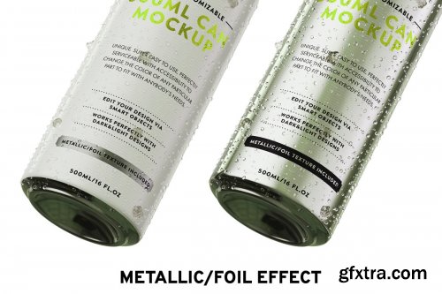 CreativeMarket - 500ML CAN MOCKUP 4061188