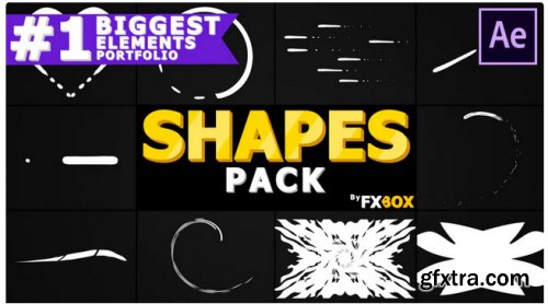 Cartoon Shapes Pack - After Effects 283397