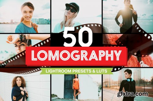 CreativeMarket - 50 Lomography Lightroom Presets 4106172