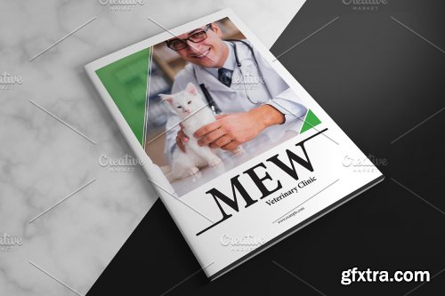 CreativeMarket - Veterinary Clinic Brochure V01 4062768