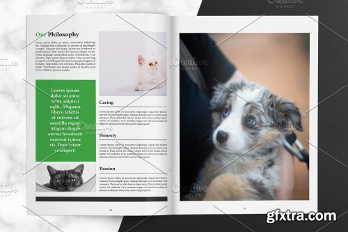 CreativeMarket - Veterinary Clinic Brochure V01 4062768