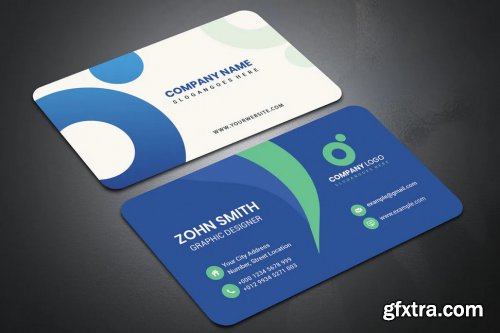 Corporate Business Card Template V-2