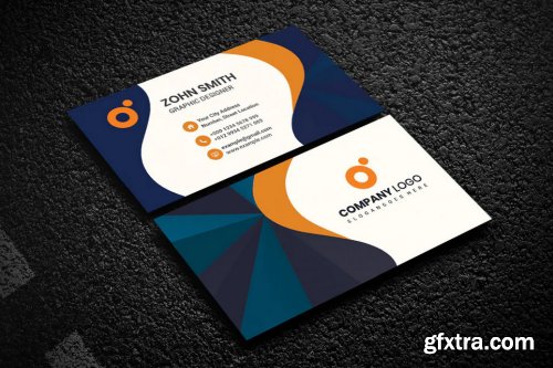 Corporate Business Card Template V-3