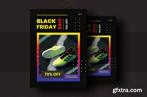 Black Friday Flyer Template V-7