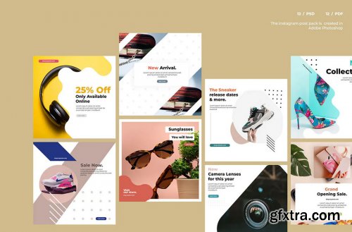 12 Promo Instagram Post Template