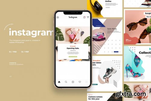 12 Promo Instagram Post Template