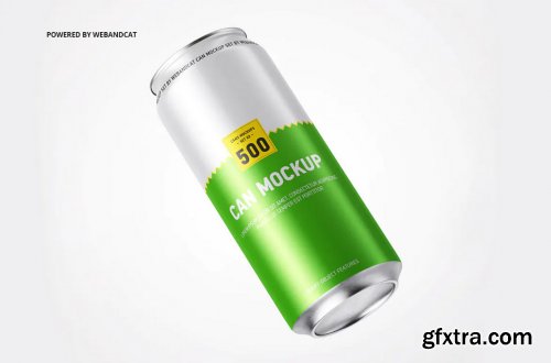 500ml Can Mock-up