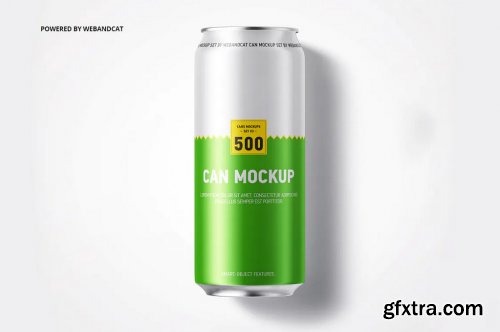 500ml Can Mock-up