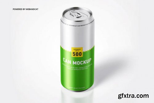 500ml Can Mock-up