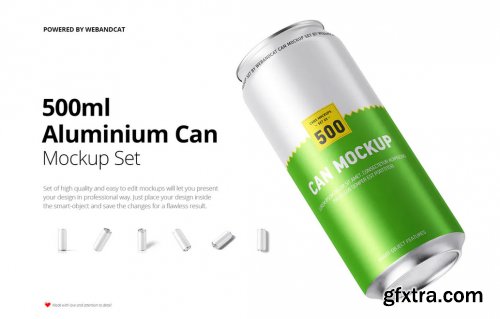 500ml Can Mock-up