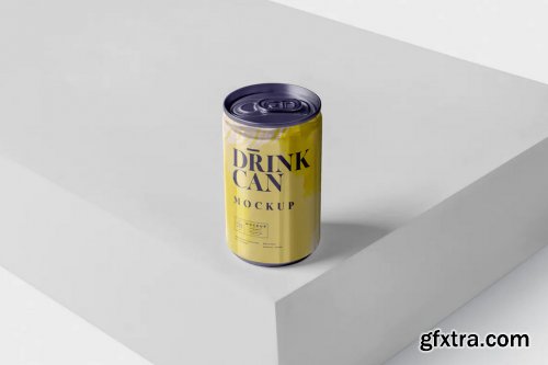 Small Drink Can Mock-Up