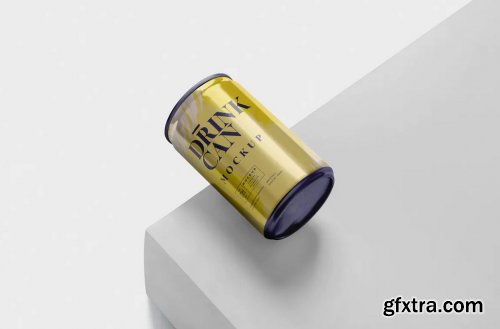 Small Drink Can Mock-Up