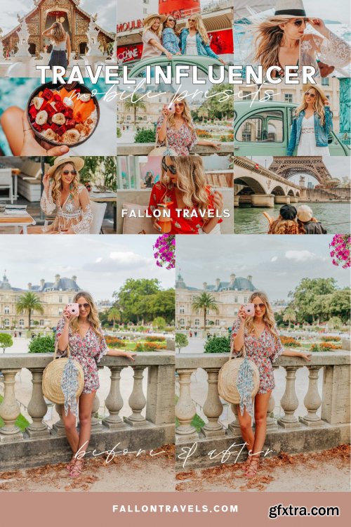 CreativeMarket - Travel Influencer Mobile Presets 4078894