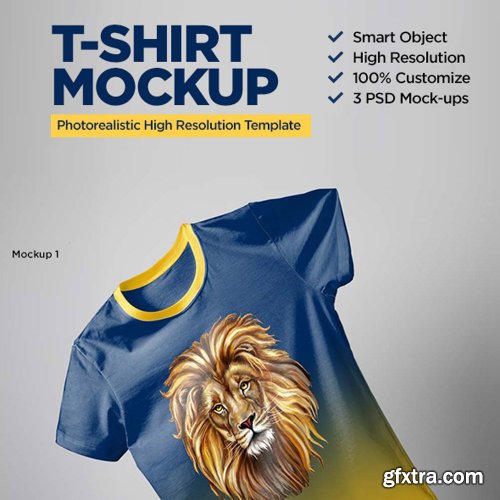 CreativeMarket - T-Shirt Mockup Template 4113805