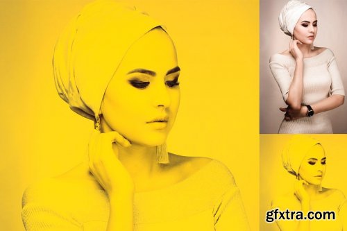 CreativeMarket - Yellow Color Look Action 4111727