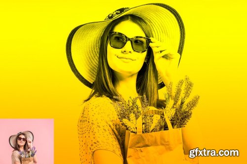 CreativeMarket - Yellow Color Look Action 4111727