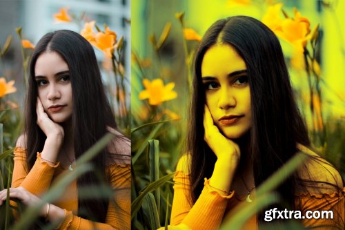 CreativeMarket - Yellow Color Look Action 4111727