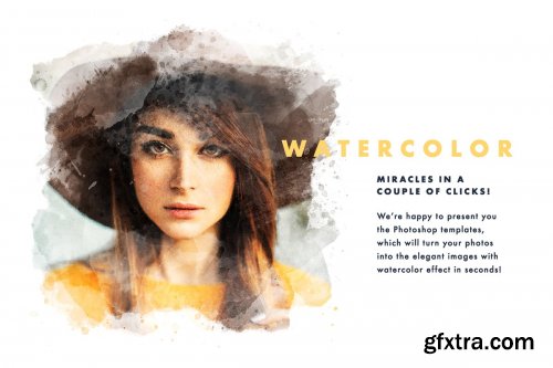 CreativeMarket - Watercolor Dry Brush Effects 4113863