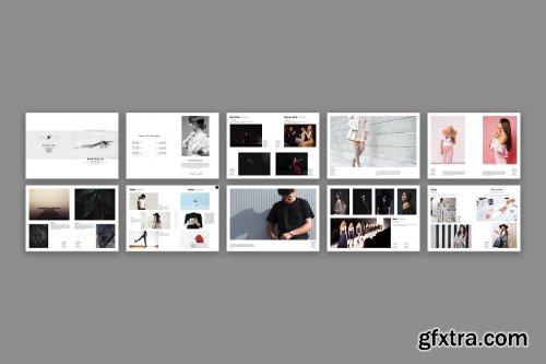 CreativeMarket - Portfolio Brochure Template 4095182