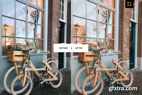 CreativeMarket - 4 Golden Lightroom Presets Bundle 4054537