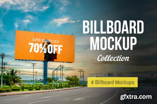 Advertising Billboard Mockup