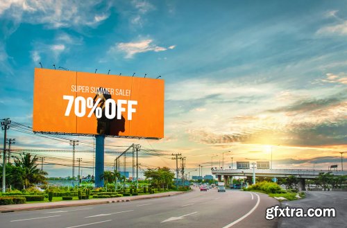 Advertising Billboard Mockup