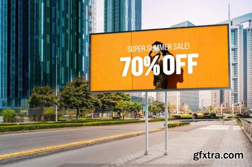 Advertising Billboard Mockup