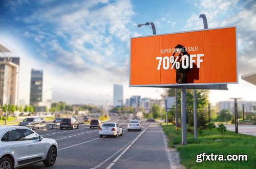 Advertising Billboard Mockup