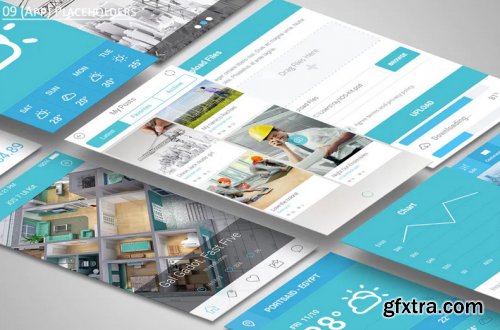 Mobile Application Showcase Mockup