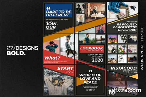 CreativeMarket - Instagram Puzzle Bold 4101911