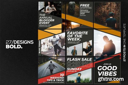 CreativeMarket - Instagram Puzzle Bold 4101911