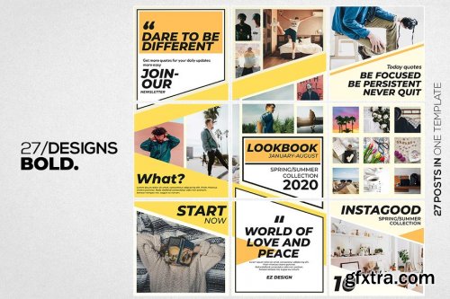 CreativeMarket - Instagram Puzzle Bold 4101911