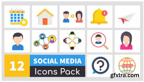 Animate Social Media Icons Pack - After Effects 286632