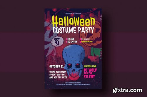 Halloween Costume Party Flyer & Poster