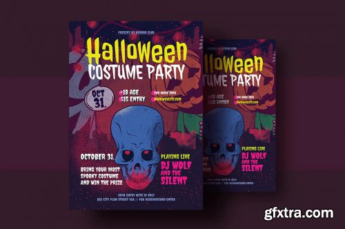 Halloween Costume Party Flyer & Poster