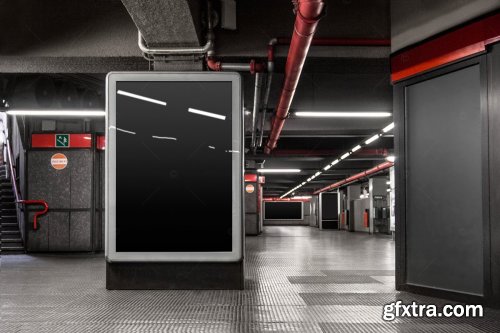 CreativeMarket - Subway Underground Mock-up 4140348