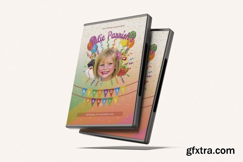 CreativeMarket - Kids Birthday Party DVD Covers Vol01 3896605