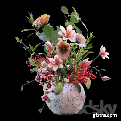 Bouquet 04 3d model