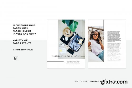 CreativeMarket - Southport Digital Magazine Template 3736911