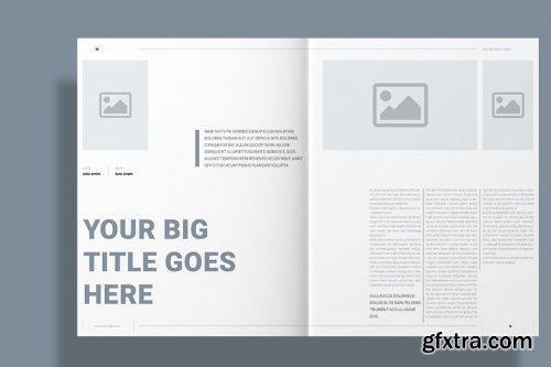 CreativeMarket - Gray Brochure 4148218