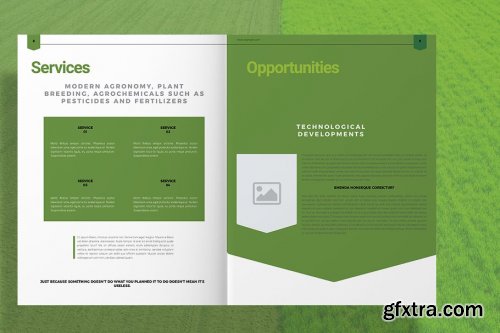 CreativeMarket - Agriculture Brochure 4148140