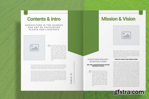 CreativeMarket - Agriculture Brochure 4148140