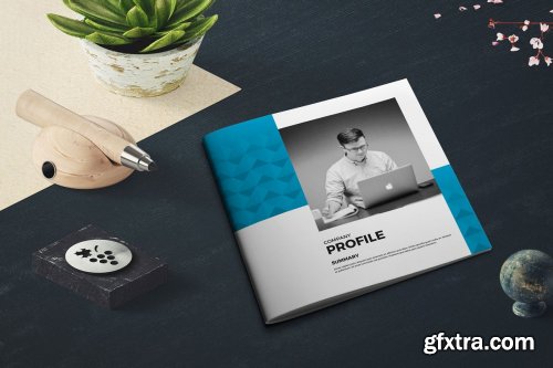 CreativeMarket - Square Company Profile Brochure 4141506