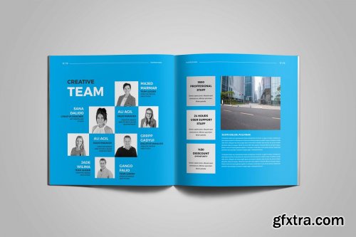 CreativeMarket - Square Company Profile Brochure 4141506